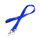 Double Clip Plain Lanyards