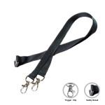 Double Clip Plain Lanyards