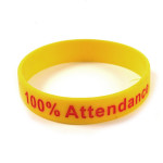 Debossed (Colour Infill) Silicone Wristbands