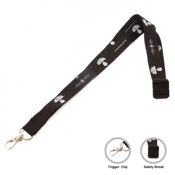 Bamboo Eco Single Clip  Lanyards