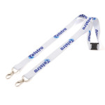 Full Colour Double Clip Deluxe Lanyards