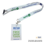Full Colour Single Clip Deluxe Lanyards