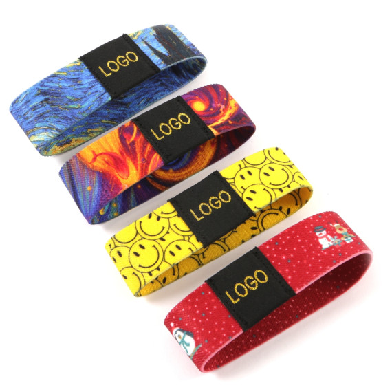 Elastic Fabric Wristbands